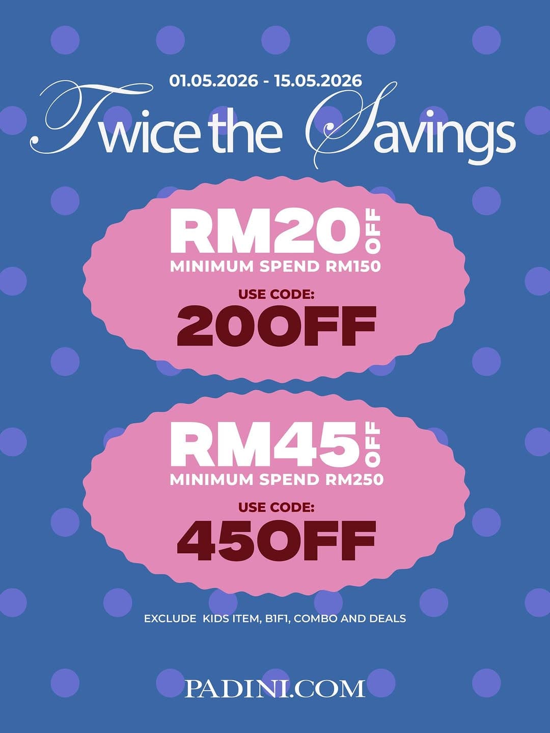 Twice the Savings